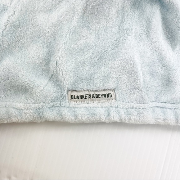 Blankets & Beyond Blue Puppy Dog Baby Security Blanket 15 x 15 - Picture 3 of 6